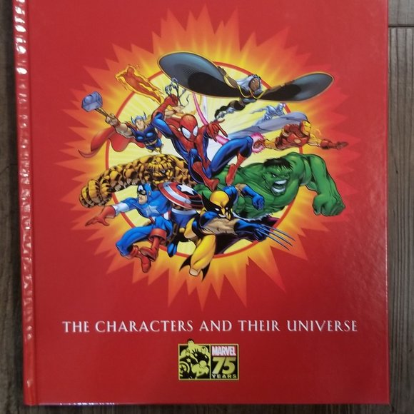 Marvel: The Characters and Their Universe 75th Anniversary Edition Hardcover New - Picture 2 of 2
